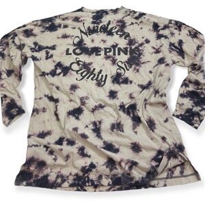 VS PINK Campus Tie Dye Long Sleeve Tee